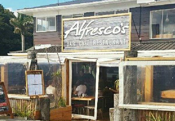 Two Alfresco's Breakfast Meals for Two People in Paihia - Options for Four People - Valid Monday to Friday