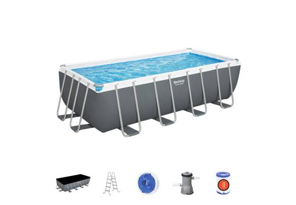 Bestway 4.88x2.44m Above Ground Power Steel Pool Set