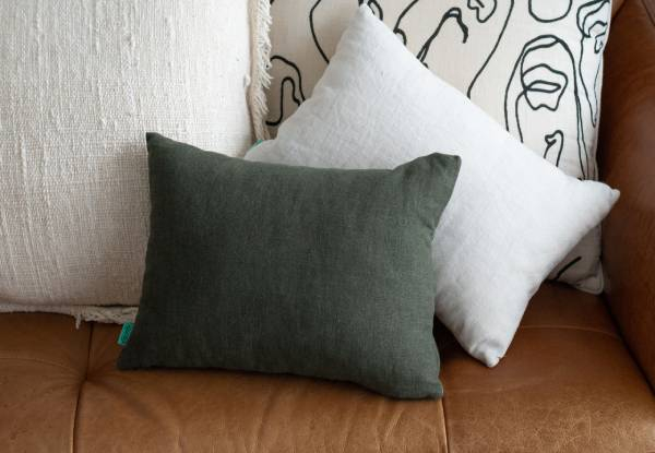Kind Face Linen Travel Pillow - Four Colours Available
