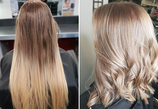Infinite Blonde Makeover Package incl. Choice of Three Lightening Services, Toner, OLAPLEX Treatment, Style Cut, Head Massage & Blow Wave - Two Locations Available