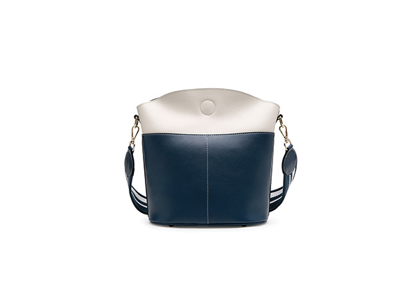 Two-Tone Leather Handbag - Five Styles Available
