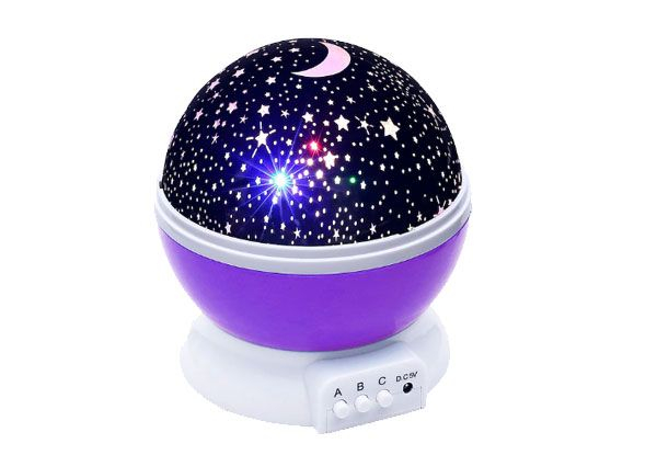 Galaxy Star Projector Rotating LED Night Light - Three Colours Available