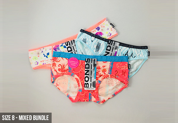 Jockey or Bonds Women's Underwear Bundle - Five Sizes & Designs Available