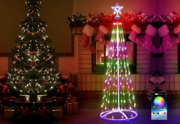 APP Control Multicolour Christmas Tree Light - Four Sizes Available