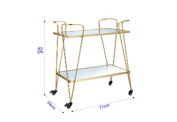 Gold Bar Cart