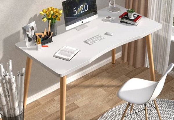 Wooden Computer Desk - Two Colours Available