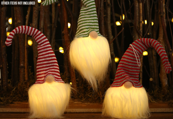 Elf Dolls Lamp - Three Colours Available with Free Delivery