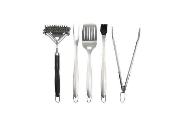 QuickFire Essentials Five-Piece BBQ Tool Set