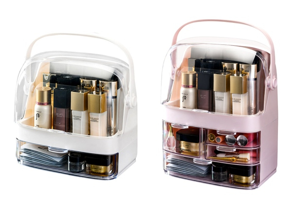 Two-Tier Cosmetic Storage Organiser - Option for Three-Tier & Two Colours Available