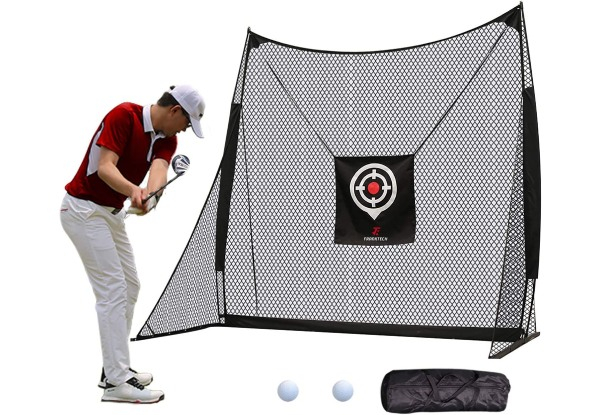 Heavy Duty Golf Practice Hitting Net with Two Targets