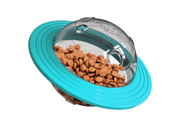 Dog Treat Dispenser Ball Interactive Toy - Available in Two Colours & Option for Two-Pack