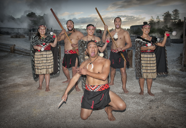 Whakarewarewa Living Maori Village Cultural Experience & Buried Village of Te Wairoa Day Tour incl. Guided Tour, Waterfall Trail & Entry to Museum of Te Wairoa for Two People - Option for up to Ten People