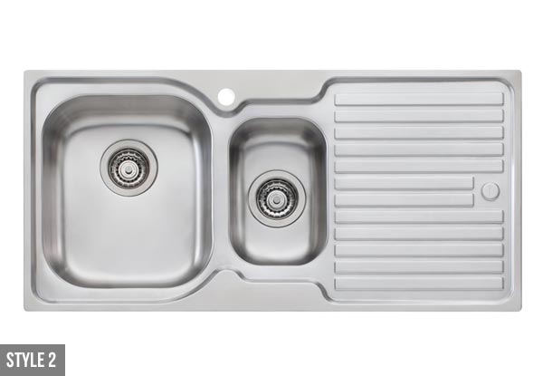 Oliveri Stainless Steel Sinks - Six Styles Available