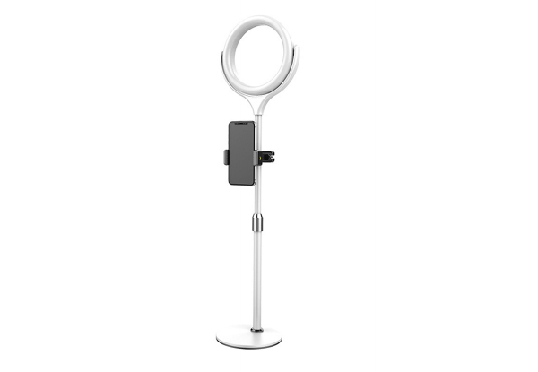 Desk Ring Light with Stand & Phone Holder - Two Colours Available