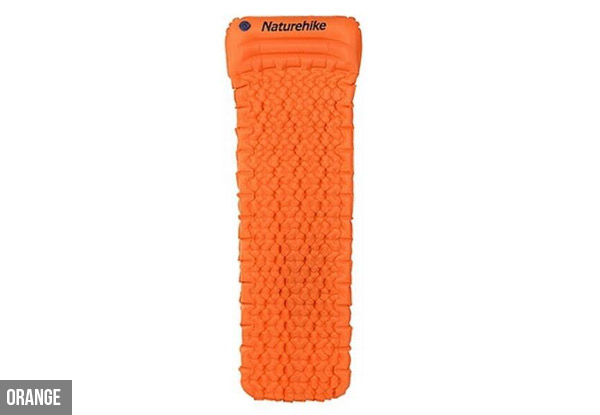 Outdoor Inflatable Cushion Sleeping Bag Mat -  Three Colours Available with Free Delivery