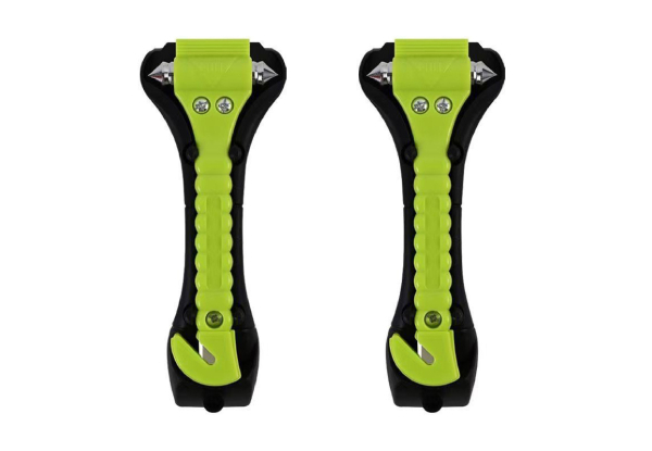 Two-Pack Emergency Window Breaker - Available in Three Colours