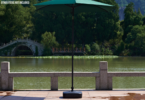 Heavy-Duty Water-Filled Outdoor Patio Stand Base - Two Options Available