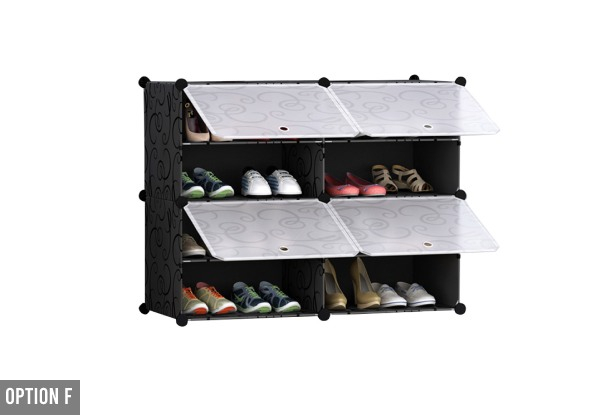 Shoe Rack Organiser Range - Seven Options Available
