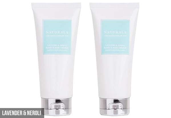 Two-Pack of The Aromatherapy Company Naturals Hand Cream 85ml - Four Scents Available