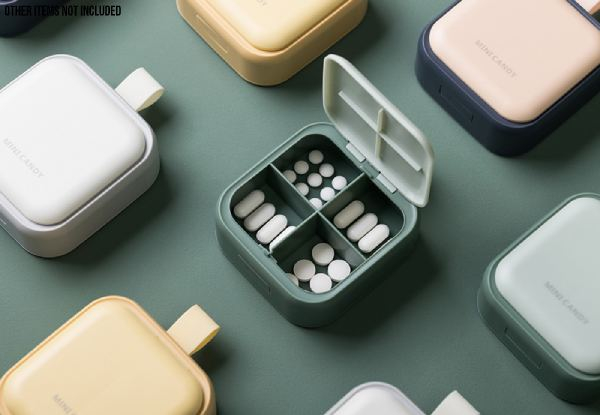 Mini Compartment Storage Box - Four Colours Available