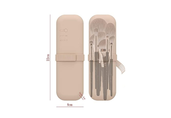 Silicone Make-Up Brush Holder Travel Bag - Available in Five Colours