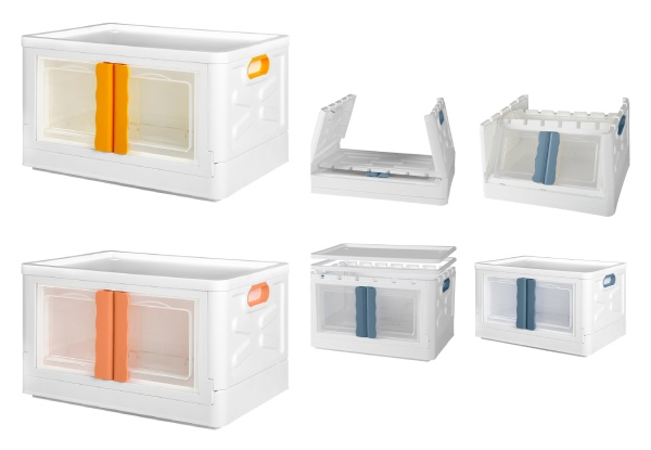 Two-Opening Stackable Storage Plastic Container - Three Colours Available