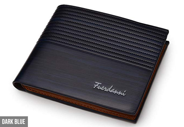 Wood Grain Style Wallet - Three Colours Available with Free Delivery