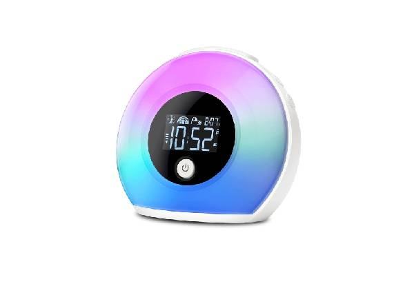 LED Night Lamp Alarm Clock & Bluetooth Speaker