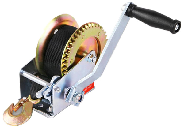 Trailer Hand Winch with 10-Metre Strap - Two Options Available