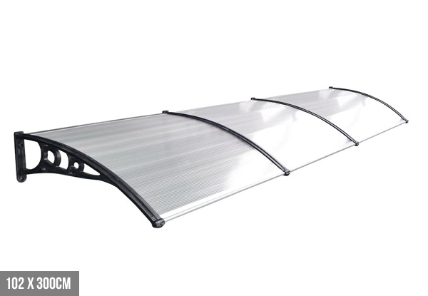 Outdoor Overhead Door Canopy - Two Sizes Available