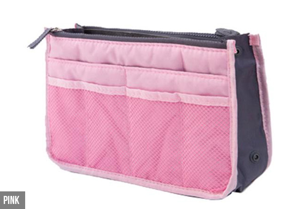 Bag Organiser - Four Colours Available with Free Delivery