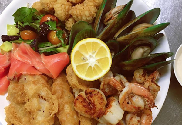 Seafood Platter to Share for Two People - Valid for Lunch & Dinner