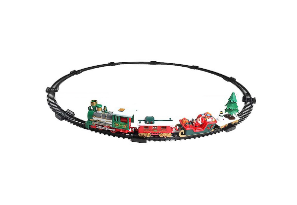 Christmas Tree Hanging Train Decor with Sound & Lights