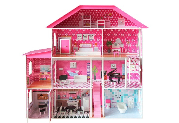 Four-Storey Pink Doll-House