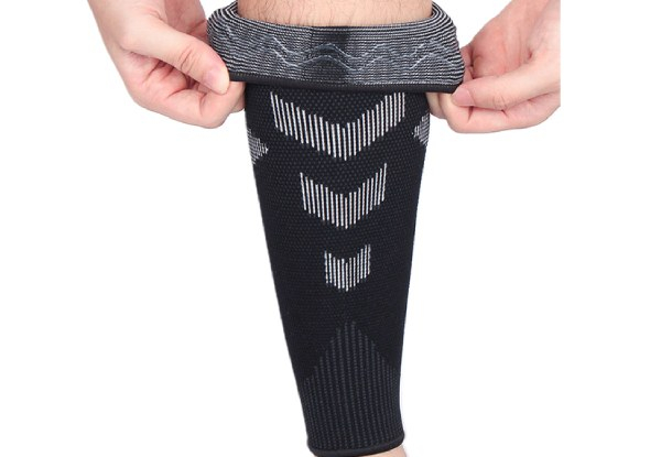 Pair of Cycling Calf Support Sleeves - Three Sizes Available - Option for Two Pairs