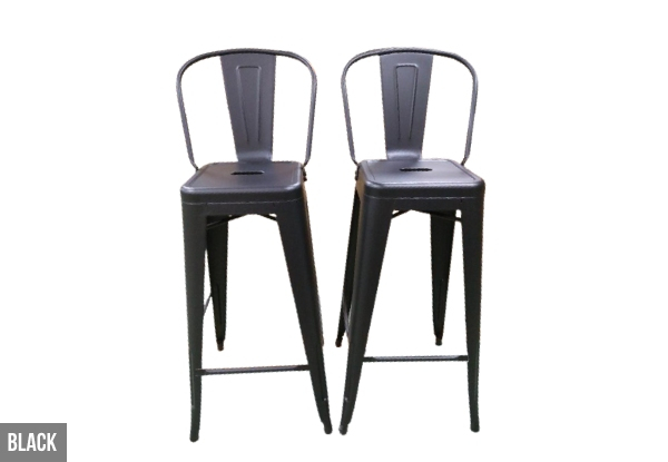 Four-Pack of Euboea Bar Stools - Two Colours Available