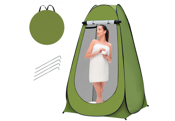 Portable Outdoor Camping Shower Pop-Up Privacy Tent - Two Colours Available