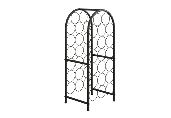 Freestanding Floor Metal Wine Rack