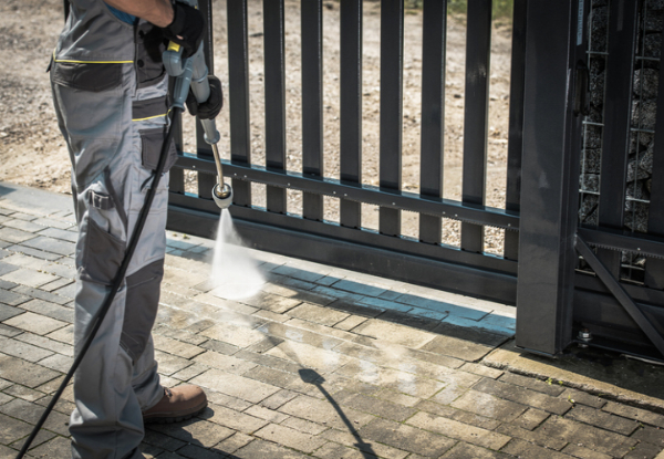 Residential or Commercial Water Blasting for Pathways, Steps, Decks or Patios - Option to incl. Moss & Mould Treatment