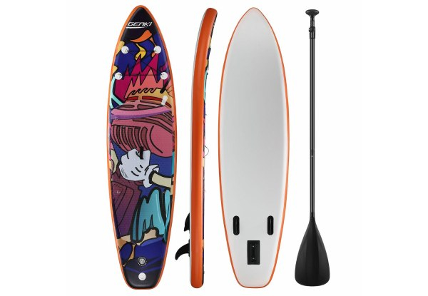 Stand Up Surfing SUP Paddle Board - Two Colours Available
