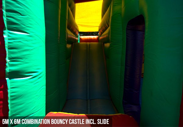 Four-Hour Bouncy Castle Hire incl. Installation & Pack Out  - Option with Slide