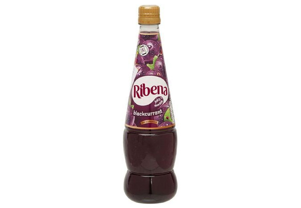 Four-Pack of Ribena Concentrate Blackcurrant Drink 850ml - Options for a Six- or Eight-Pack Available