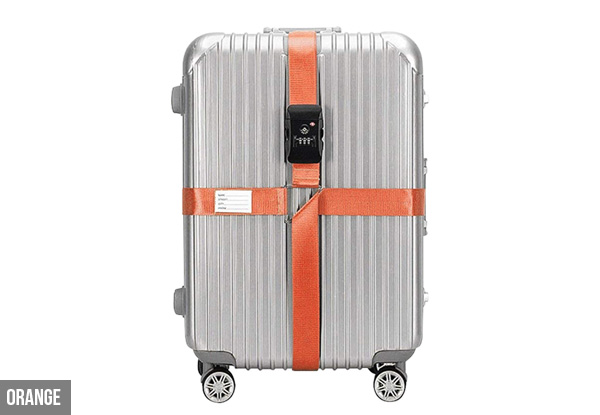 TSA Suitcase Cross Strap - Four Colours Available