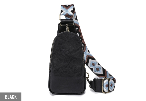 Women's PU Leather Crossbody Sling Bag - Five Colours Available