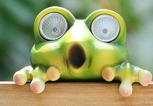 Frog Solar Light - Option for Two-Pack