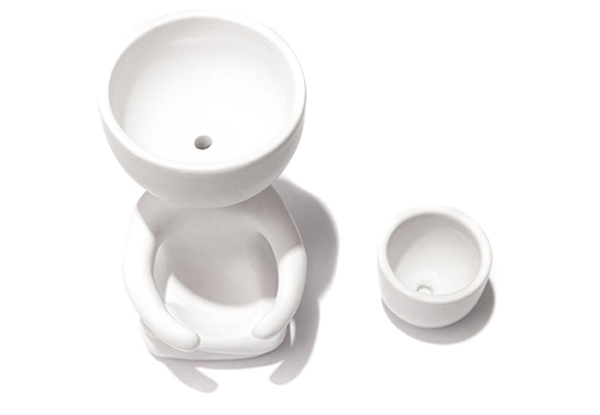 Human-Shaped Ceramic Pot - Two Styles & Two Colours Available & Option for Two