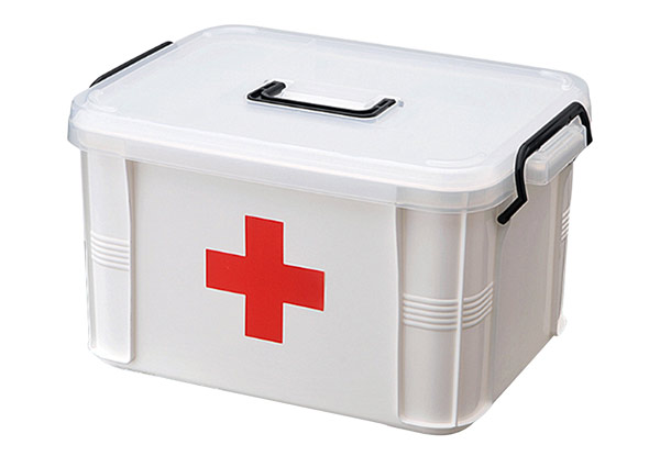 Large First Aid Plastic Storage Container