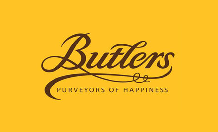 $10 for Two Butlers Hot Chocolate Lava Cake Desserts Served with Butlers Chocolate Sauce & Premium New Zealand Vanilla Ice Cream (value up to $19.90)