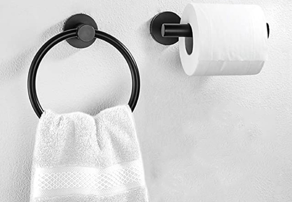 Bathroom Towel Rack or Toilet Paper Holder - Option for Two-Pack