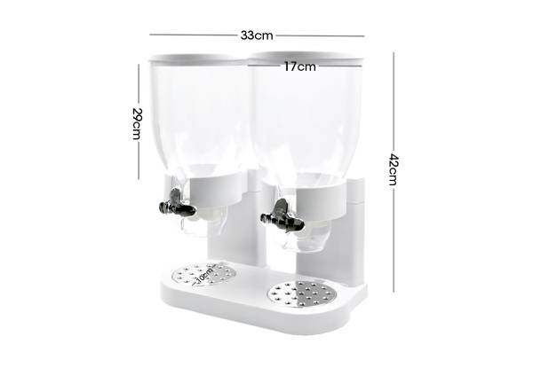 Toque Double Cereal Dispenser - Two Colours Available